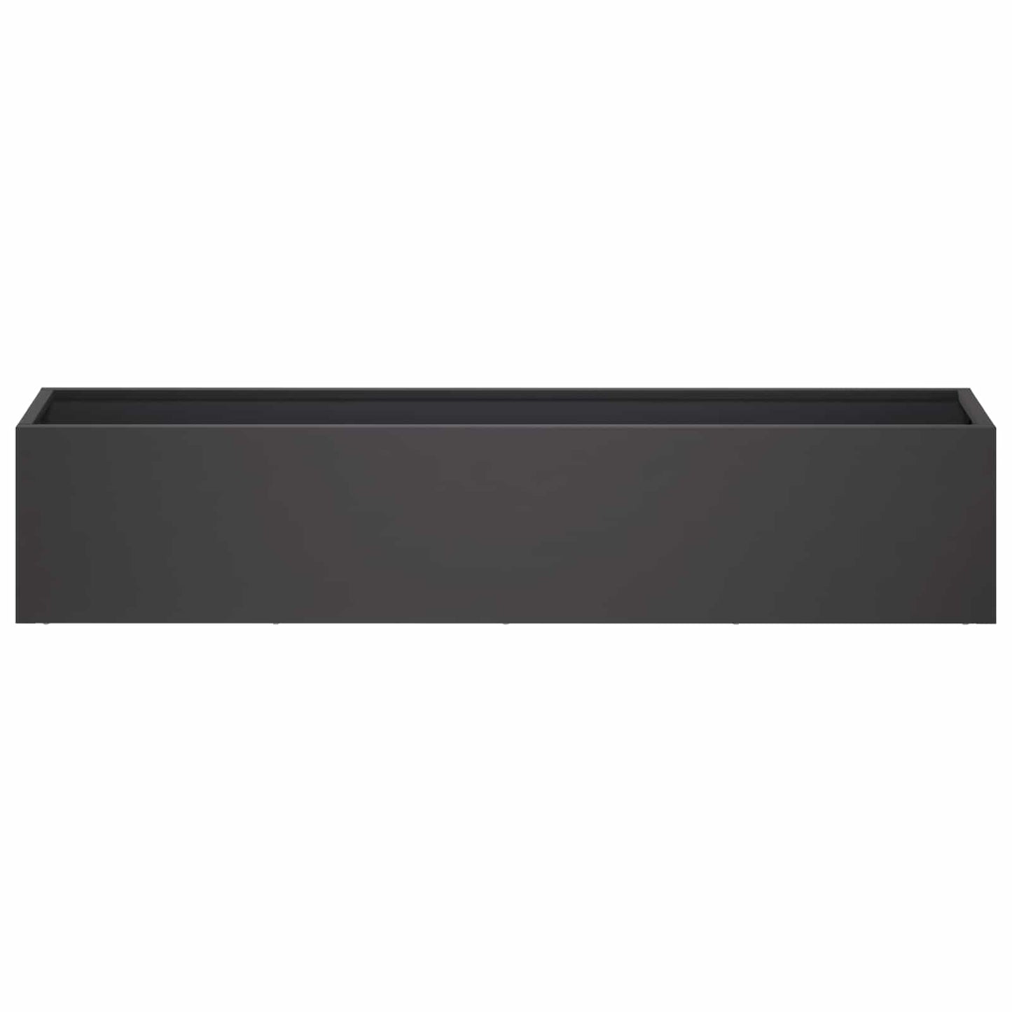 Plantenbak Zwart 100 x 20 x 20 cm Koudgewalst staal