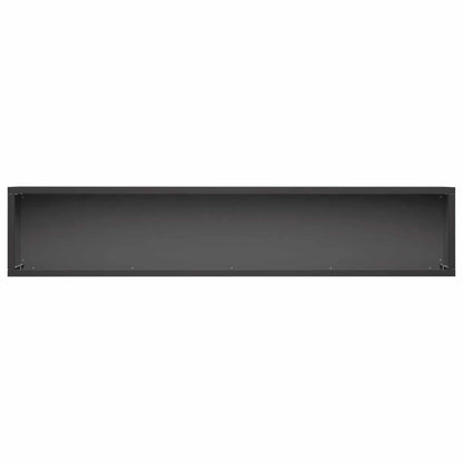 Plantenbak Zwart 100 x 20 x 20 cm Koudgewalst staal