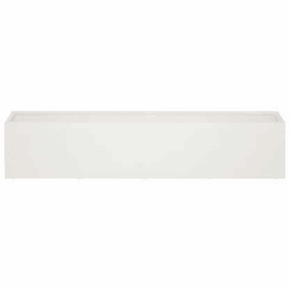Plantenbak Wit 100 x 20 x 20 cm Koudgewalst staal