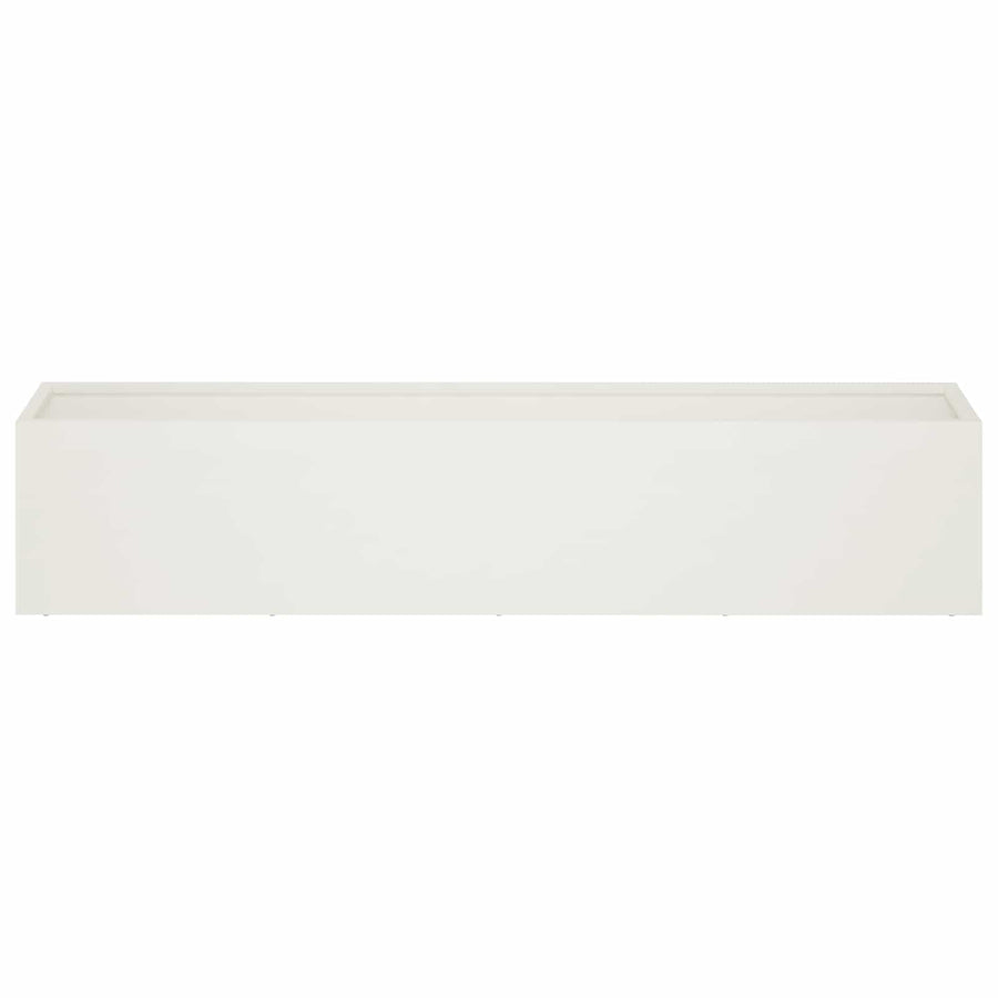 Plantenbak Wit 100 x 20 x 20 cm Koudgewalst staal