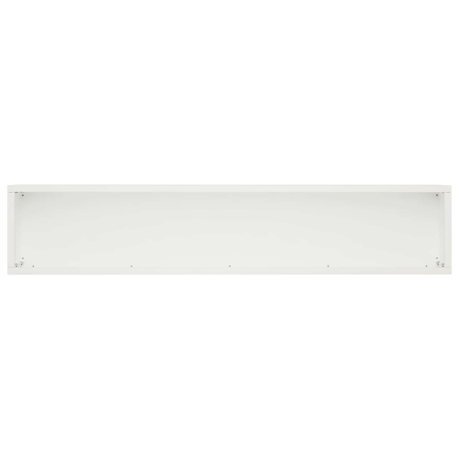 Plantenbak Wit 100 x 20 x 20 cm Koudgewalst staal