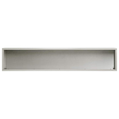 Plantenbak zilver 100 x 20 x 20 cm Roestvrij staal