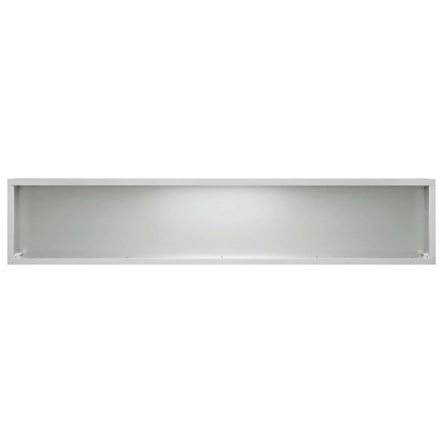 Plantenbak zilver 100 x 20 x 20 cm Gegalvaniseerd staal