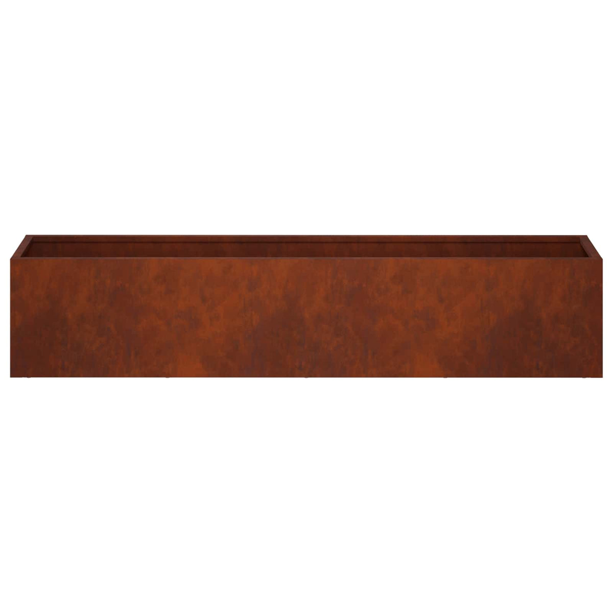Plantenbak Roestkleurig 100 x 20 x 20 cm weervast staal