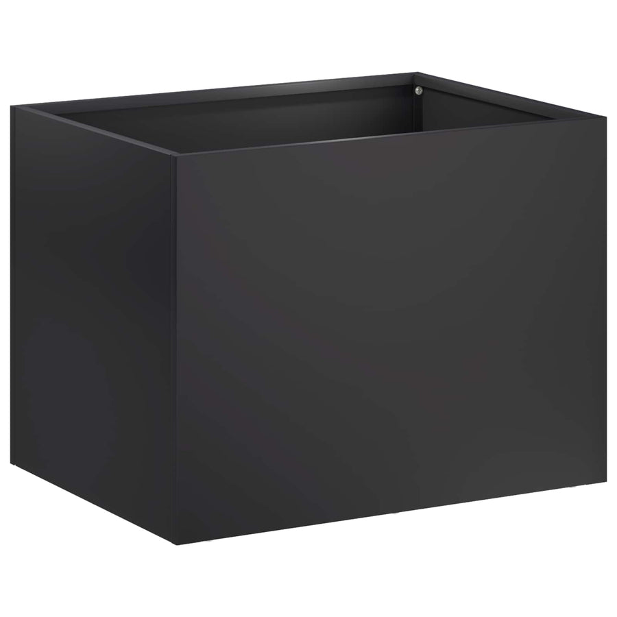 Plantenbak Zwart 40 x 30 x 30 cm Koudgewalst staal