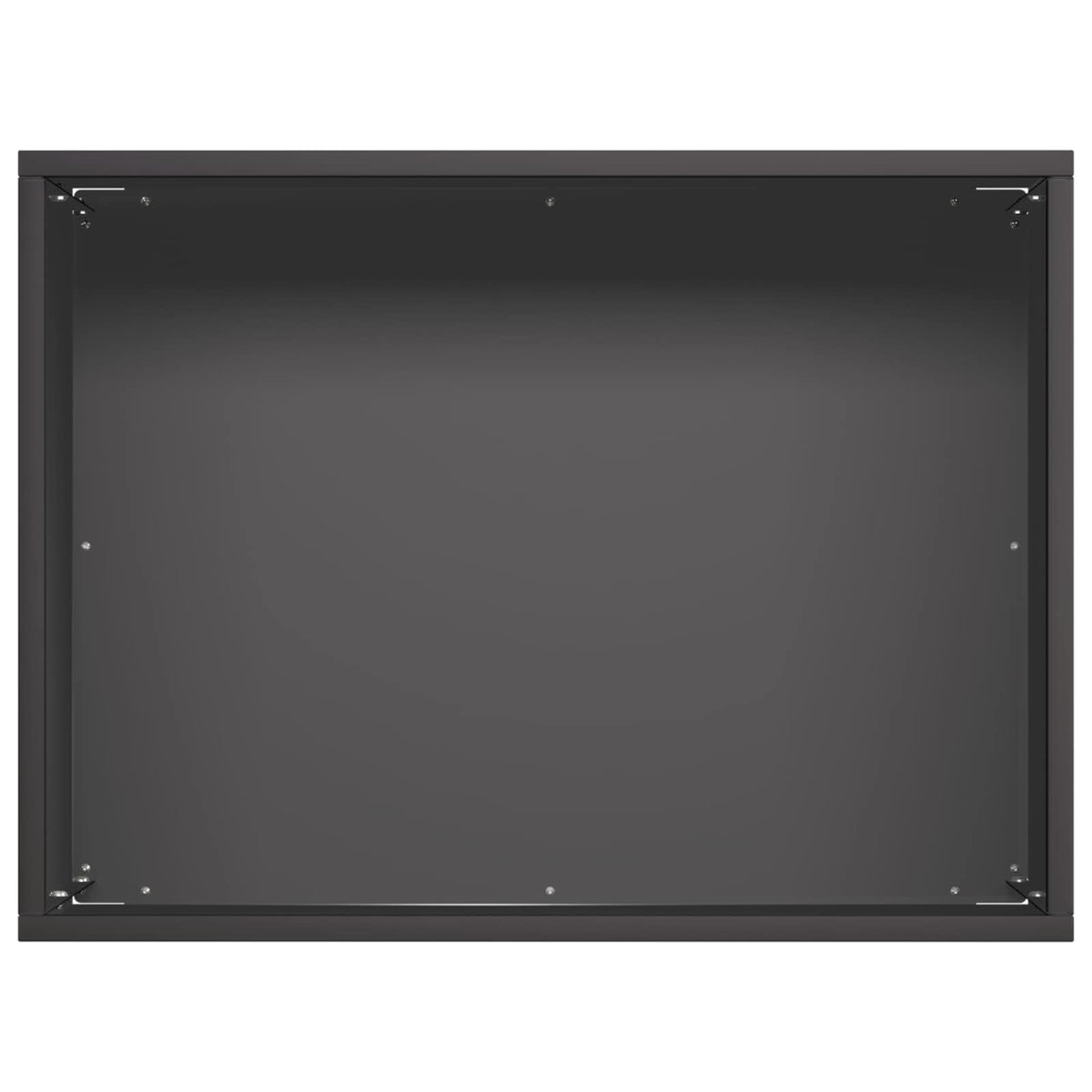 Plantenbak Zwart 40 x 30 x 30 cm Koudgewalst staal