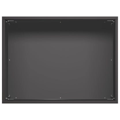 Plantenbak Zwart 40 x 30 x 30 cm Koudgewalst staal
