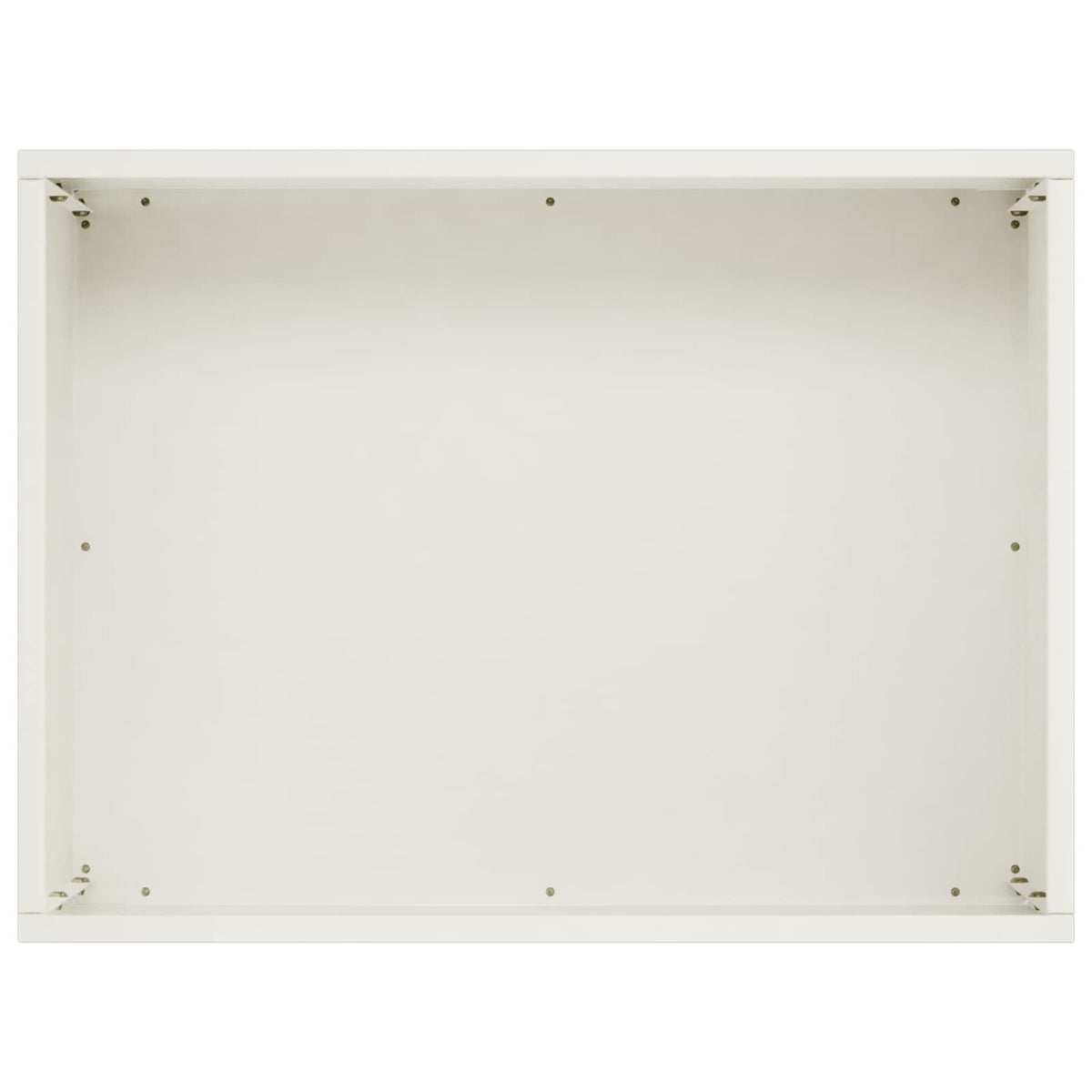 Plantenbak Wit 40 x 30 x 30 cm Koudgewalst staal