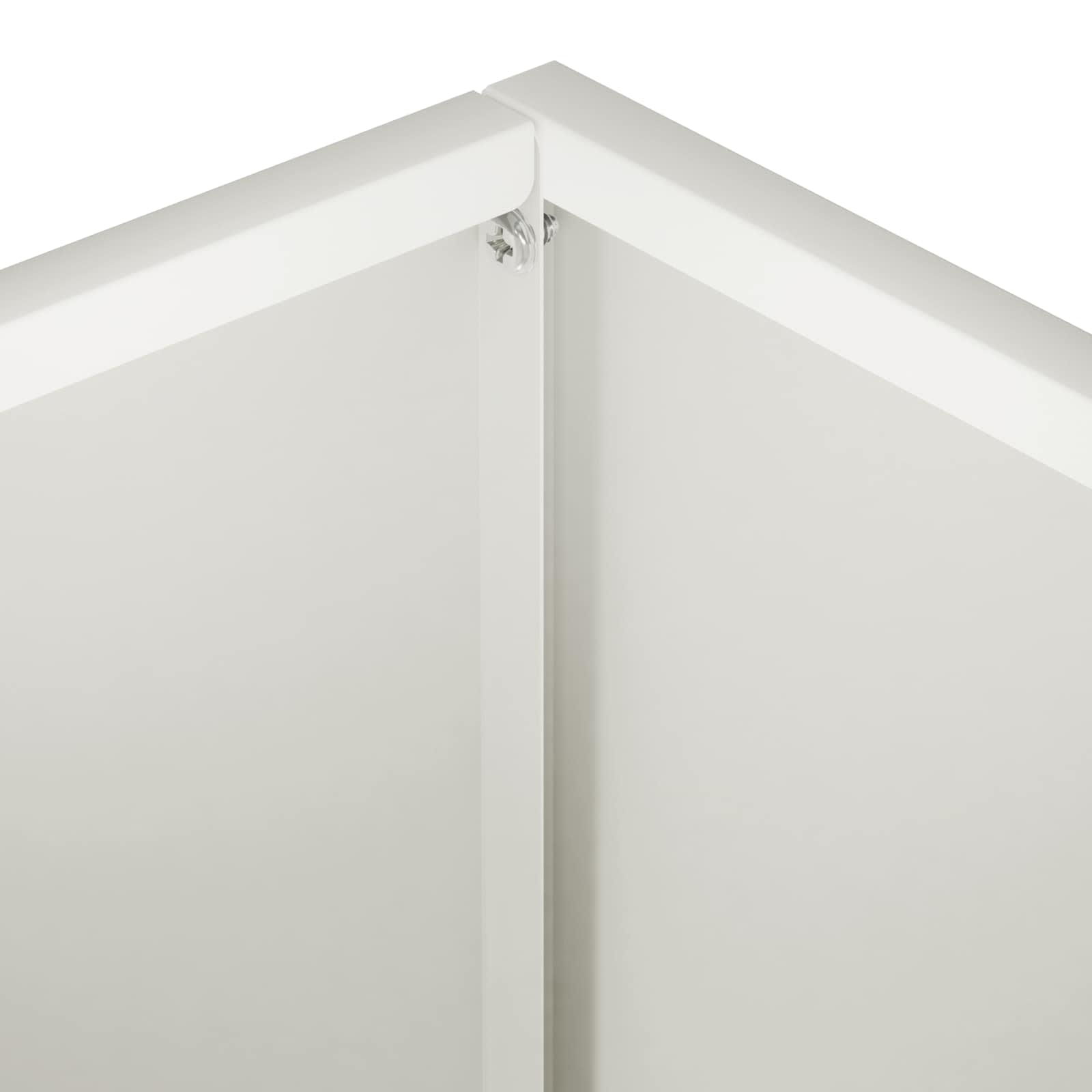 Plantenbak 2 st Wit 40 x 30 x 30 cm Koudgewalst staal