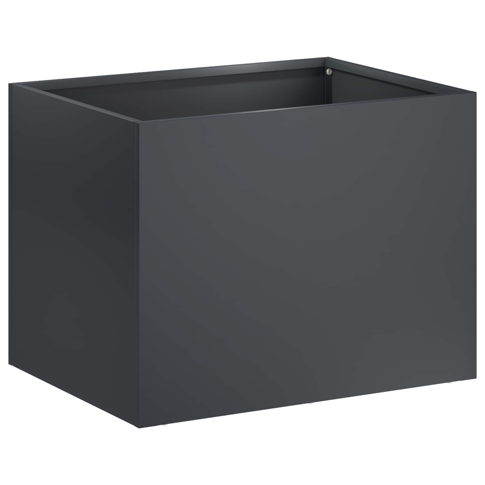 Plantenbak 2 st Antraciet 40 x 30 x 30 cm Koudgewalst staal