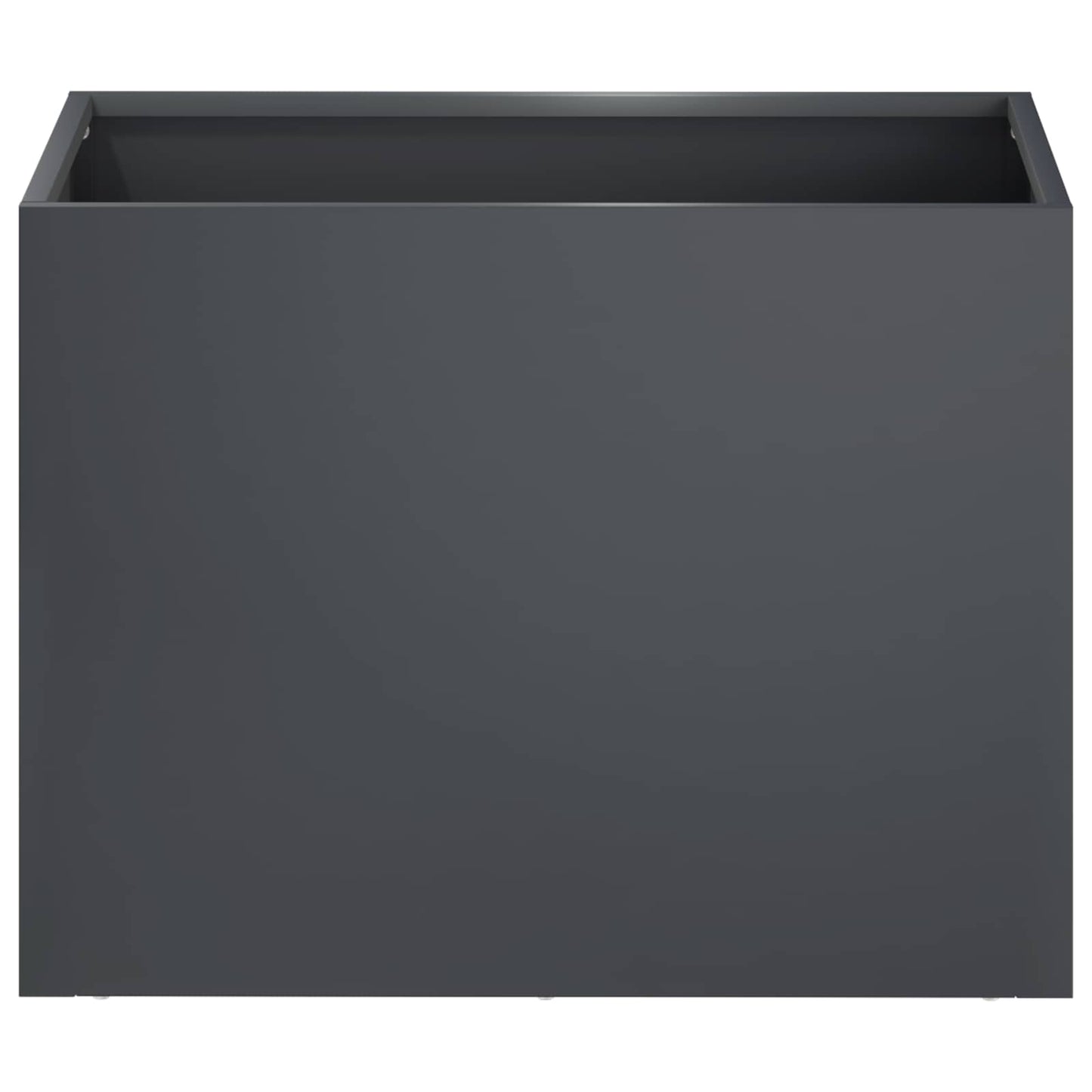Plantenbak 2 st Antraciet 40 x 30 x 30 cm Koudgewalst staal