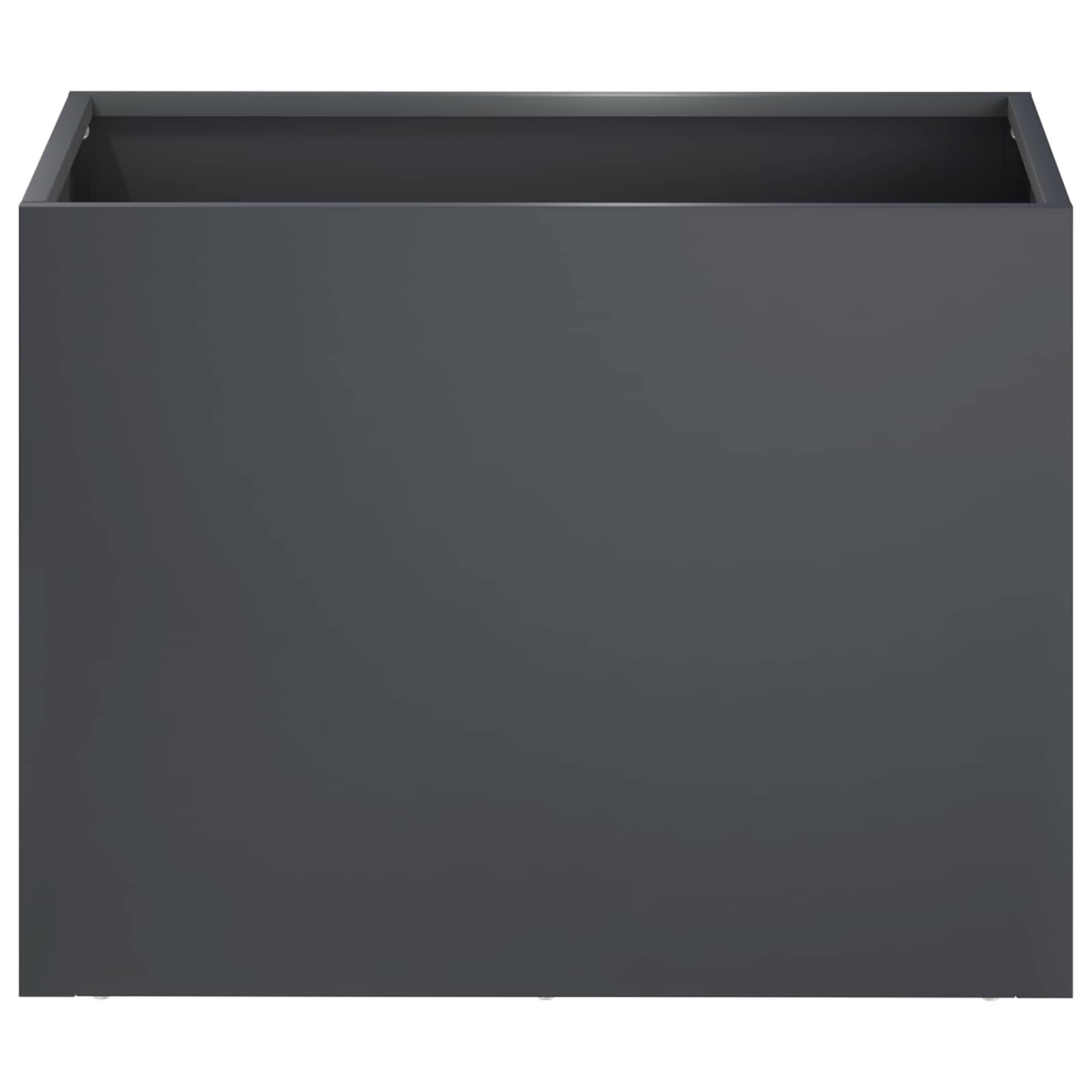 Plantenbak 2 st Antraciet 40 x 30 x 30 cm Koudgewalst staal