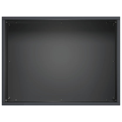 Plantenbak 2 st Antraciet 40 x 30 x 30 cm Koudgewalst staal
