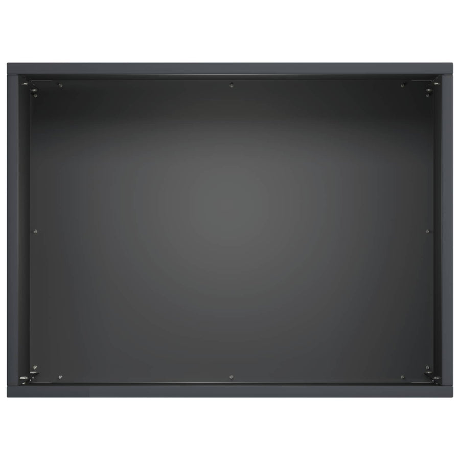 Plantenbak 2 st Antraciet 40 x 30 x 30 cm Koudgewalst staal