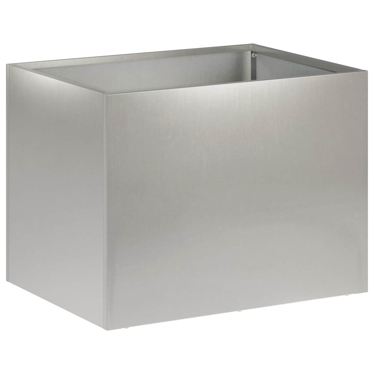 Plantenbak zilver 40 x 30 x 30 cm Roestvrij staal