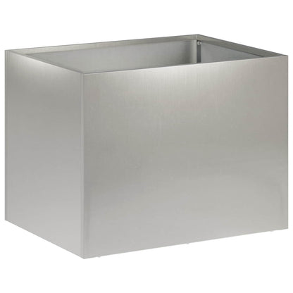 Plantenbak zilver 40 x 30 x 30 cm Roestvrij staal