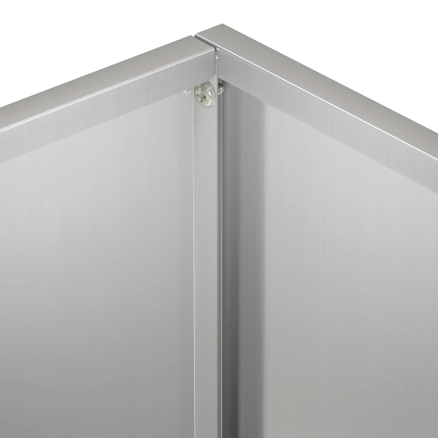 Plantenbak zilver 40 x 30 x 30 cm Gegalvaniseerd staal