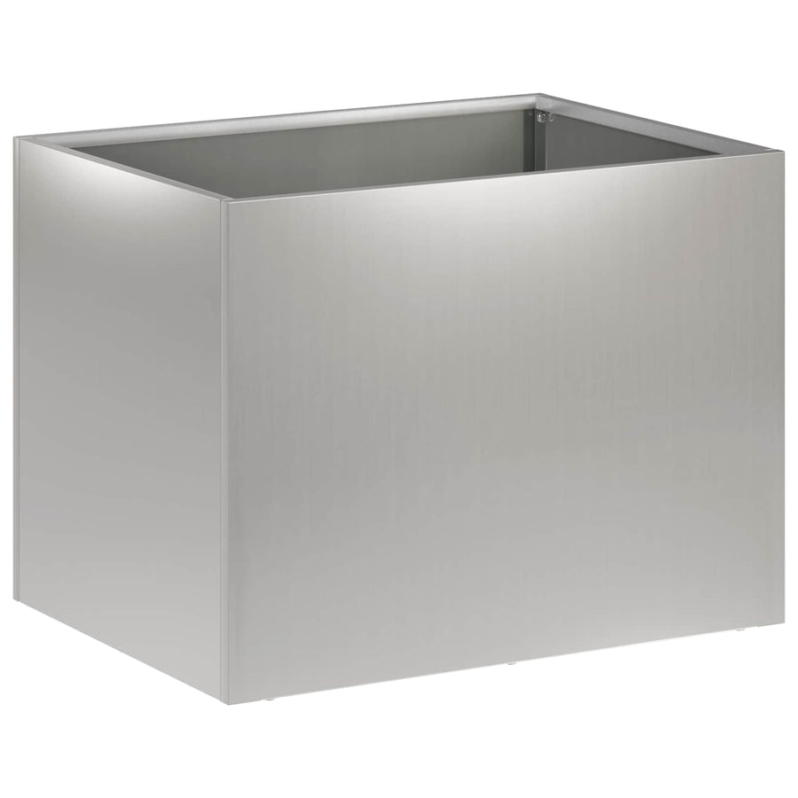 Plantenbak zilver 40 x 30 x 30 cm Gegalvaniseerd staal