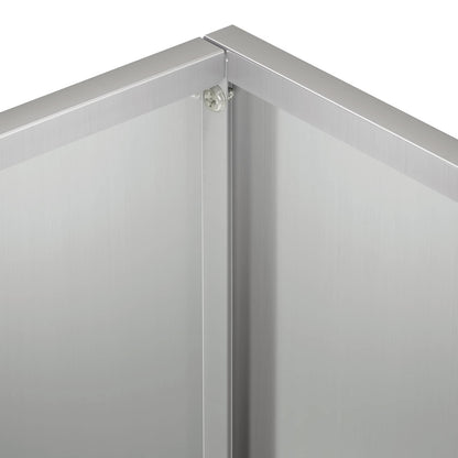 Plantenbak 2 st zilver 40 x 30 x 30 cm Gegalvaniseerd staal