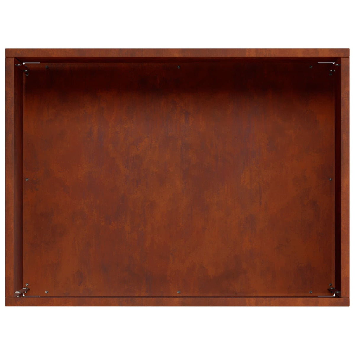 Plantenbak Roestkleurig 40 x 30 x 30 cm weervast staal
