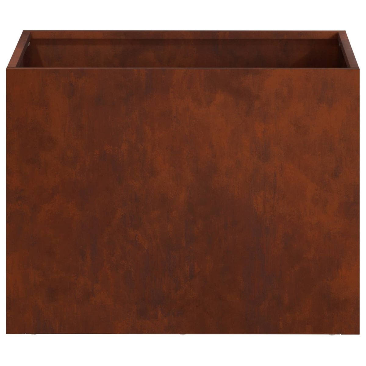 Plantenbak 2 st Roestkleurig 40 x 30 x 30 cm weervast staal