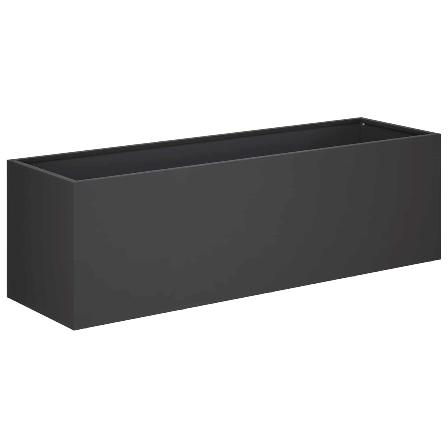 Plantenbak Zwart 80 x 30 x 30 cm Koudgewalst staal