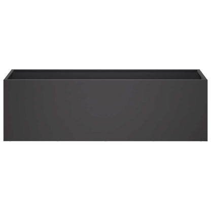 Plantenbak Zwart 80 x 30 x 30 cm Koudgewalst staal