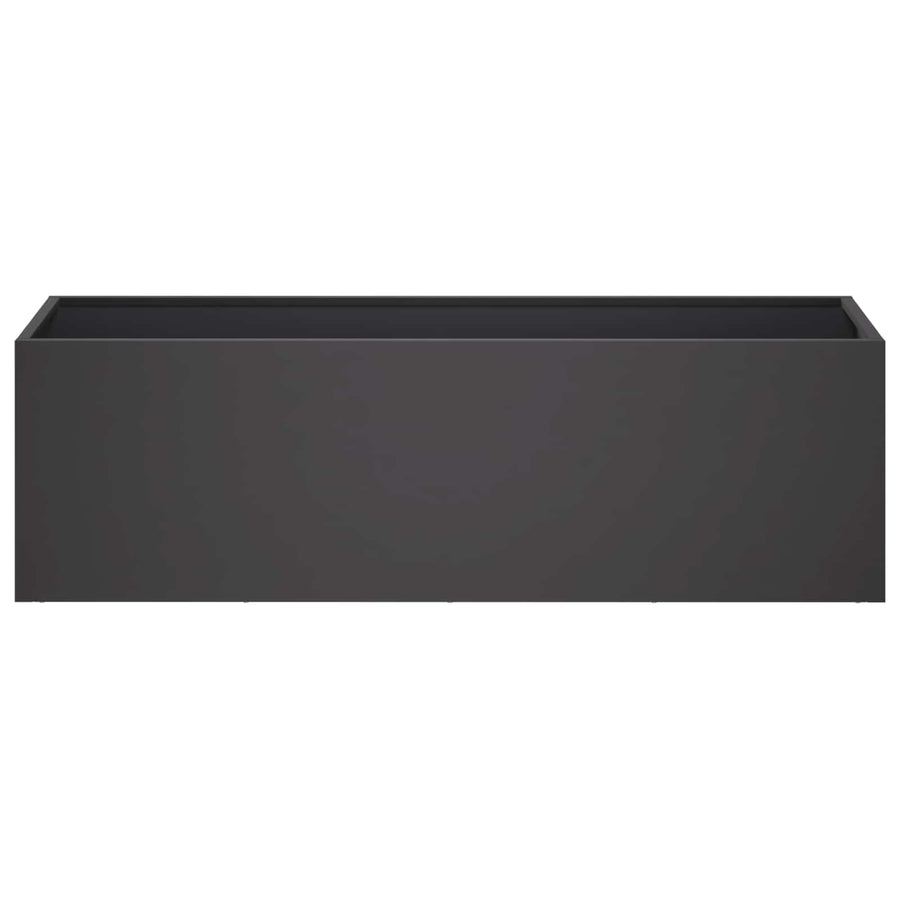 Plantenbak Zwart 80 x 30 x 30 cm Koudgewalst staal