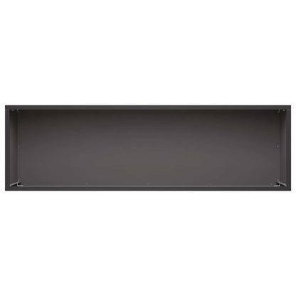 Plantenbak Zwart 80 x 30 x 30 cm Koudgewalst staal