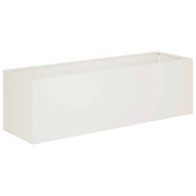 Plantenbak Wit 80 x 30 x 30 cm Koudgewalst staal