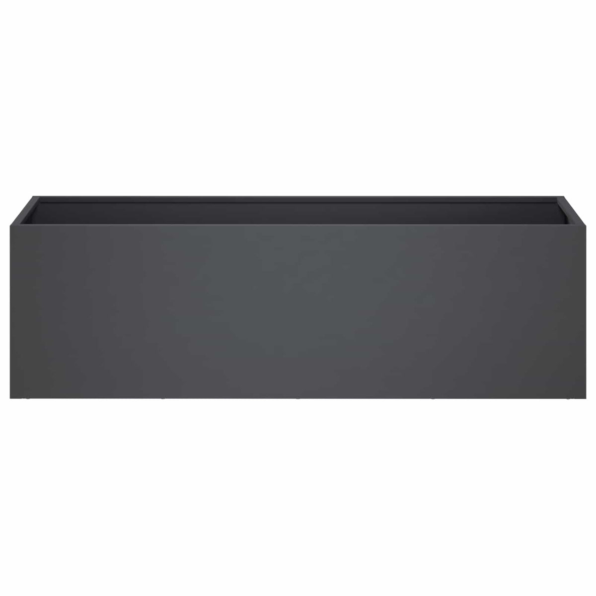 Plantenbak 2 st Antraciet 80 x 30 x 30 cm Koudgewalst staal