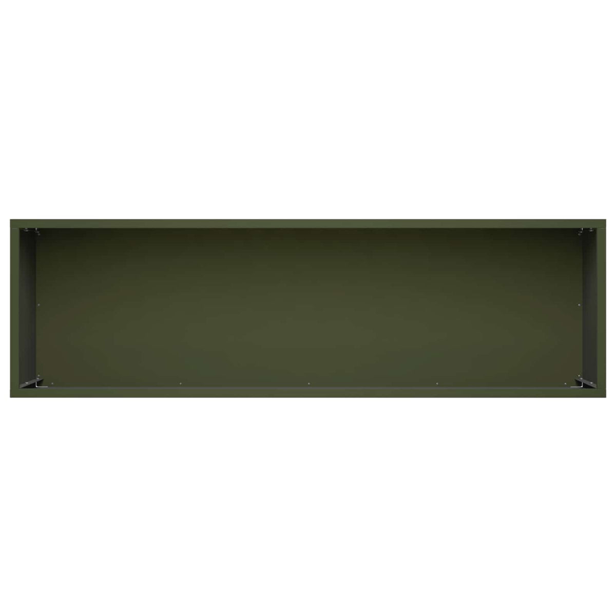 Plantenbak Olijfgroen 80 x 30 x 30 cm Koudgewalst staal