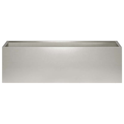 Plantenbak zilver 80 x 30 x 30 cm Roestvrij staal