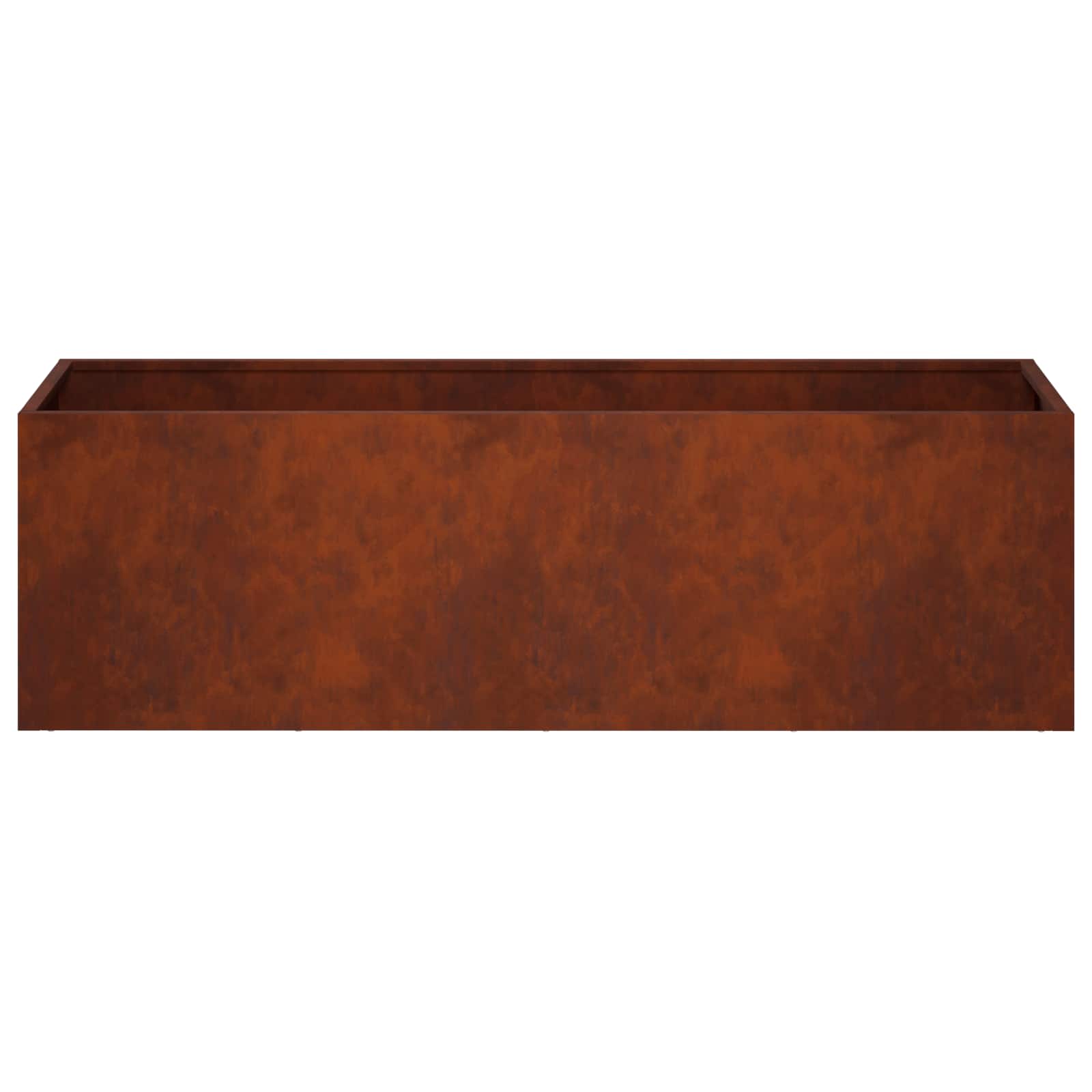 Plantenbak Roestkleurig 80 x 30 x 30 cm weervast staal