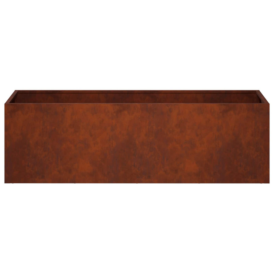 Plantenbak Roestkleurig 80 x 30 x 30 cm weervast staal