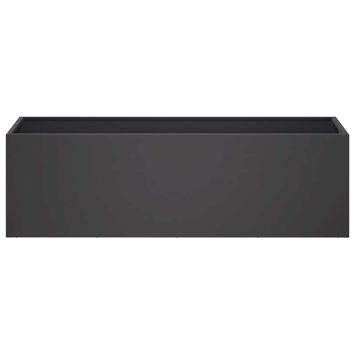 Plantenbak Zwart 100 x 30 x 30 cm Koudgewalst staal