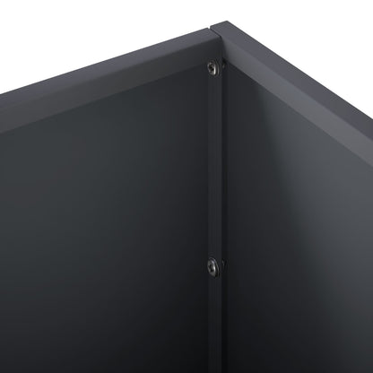 Plantenbak Antraciet 100 x 30 x 30 cm Koudgewalst staal