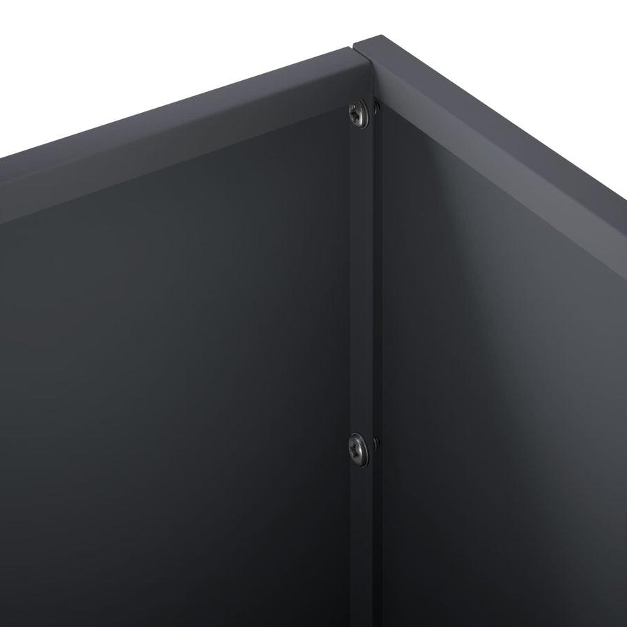 Plantenbak Antraciet 100 x 30 x 30 cm Koudgewalst staal