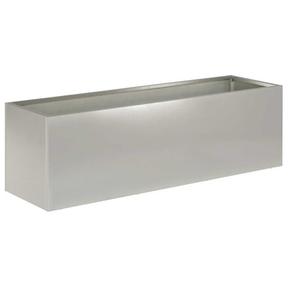 Plantenbak zilver 100 x 30 x 30 cm Roestvrij staal