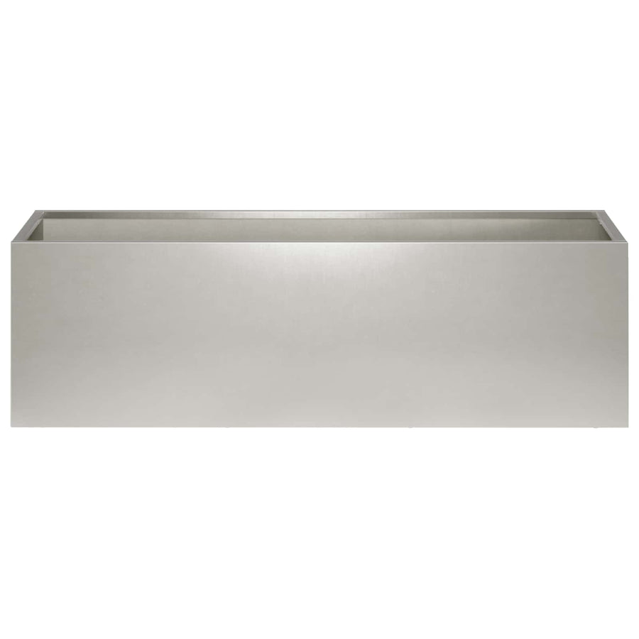 Plantenbak zilver 100 x 30 x 30 cm Roestvrij staal