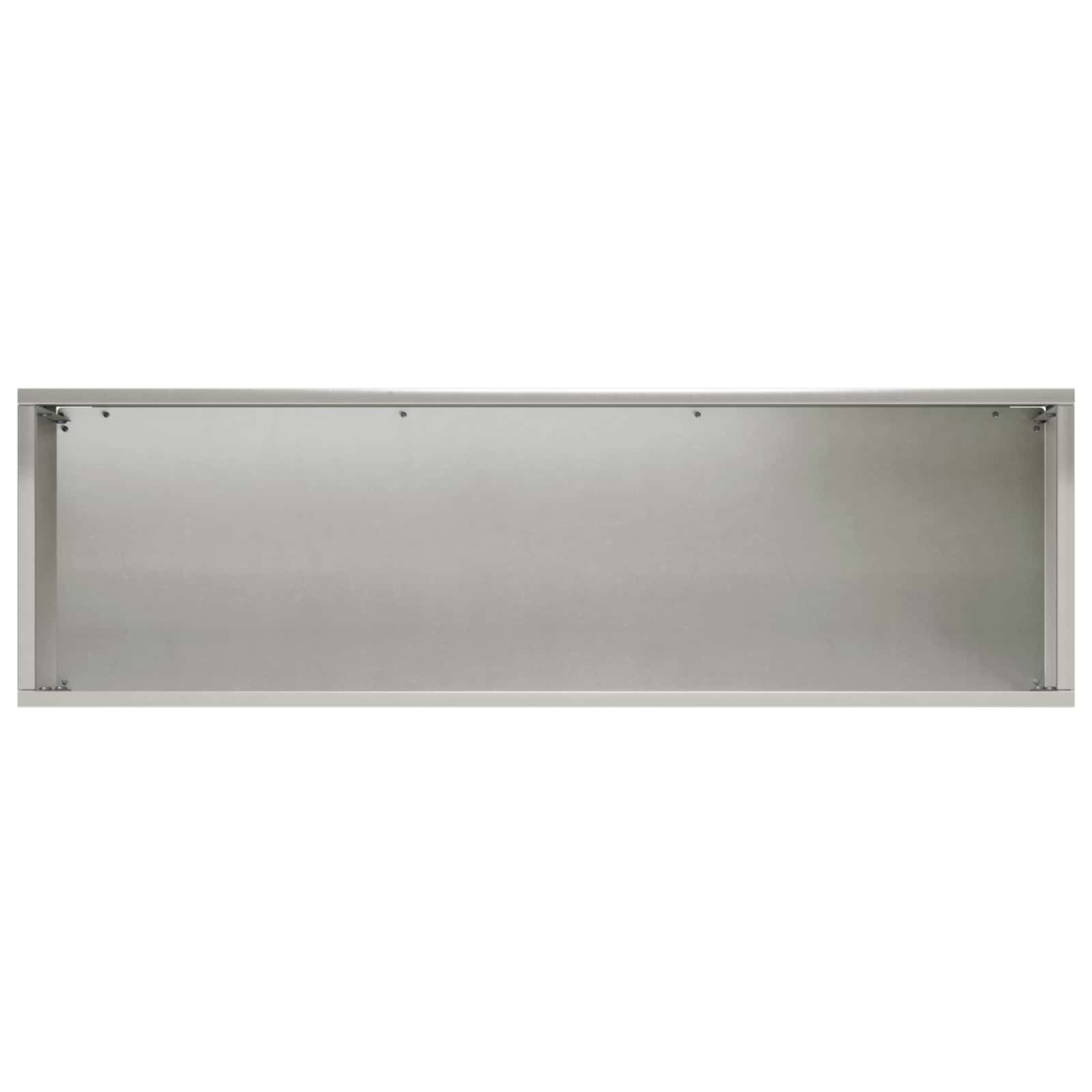 Plantenbak zilver 100 x 30 x 30 cm Roestvrij staal