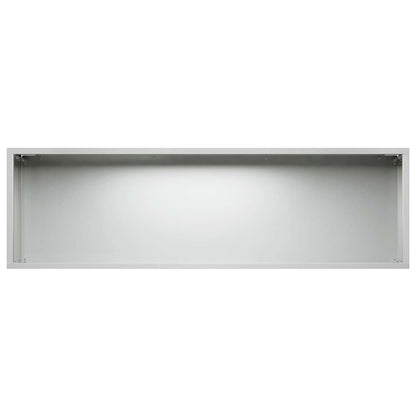 Plantenbak 2 st zilver 100 x 30 x 30 cm Gegalvaniseerd staal