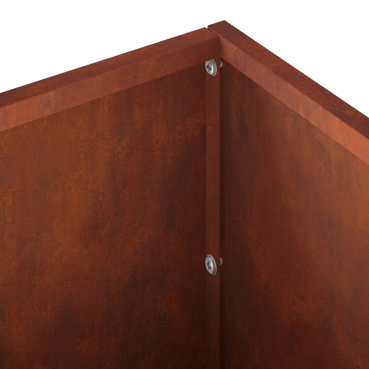 Plantenbak Roestkleurig 100 x 30 x 30 cm weervast staal