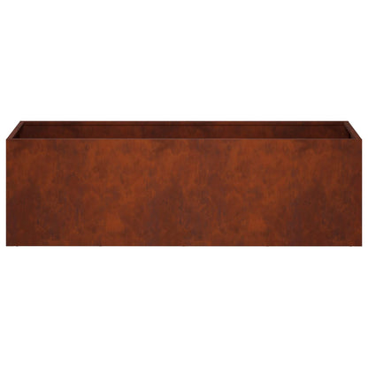 Plantenbak Roestkleurig 100 x 30 x 30 cm weervast staal