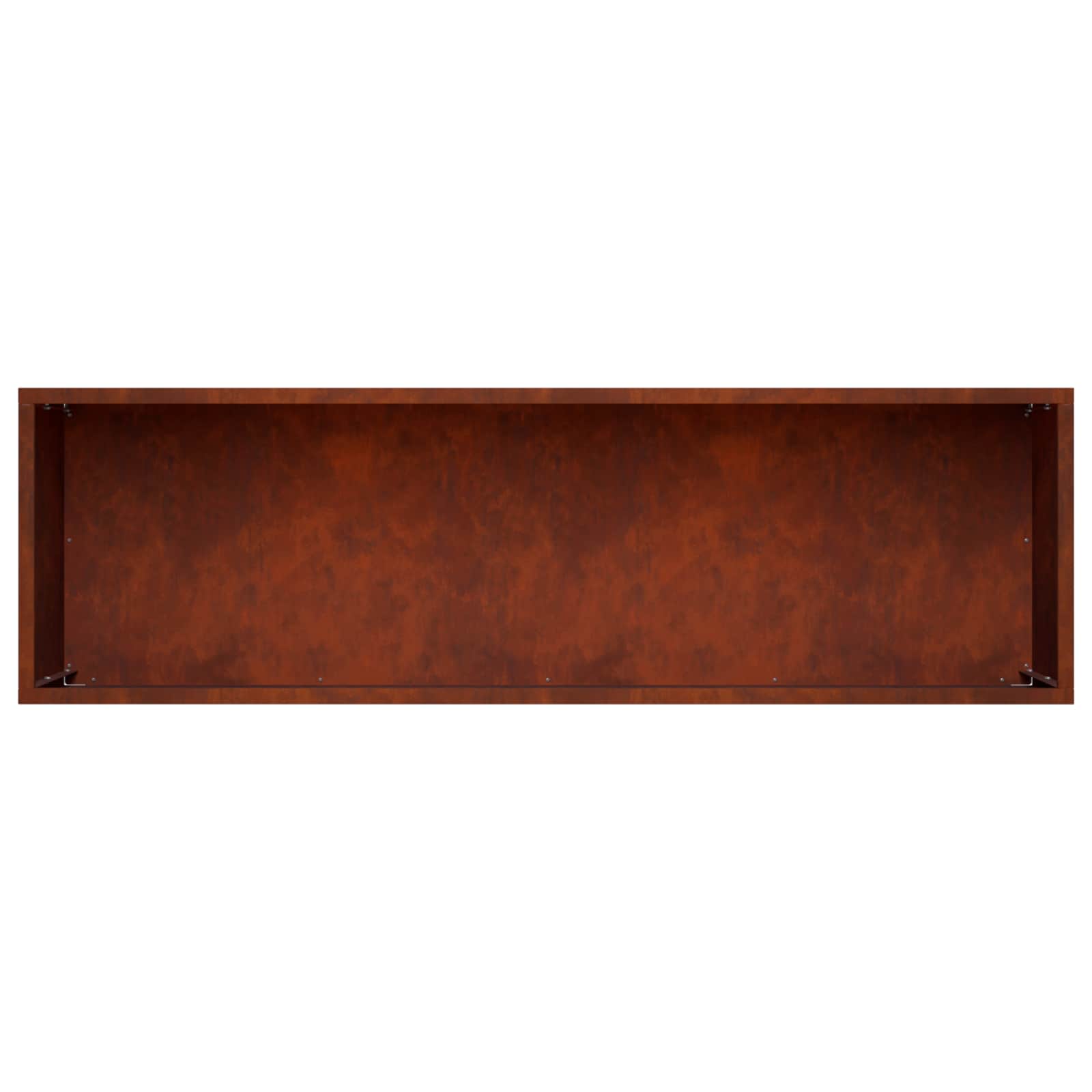 Plantenbak Roestkleurig 100 x 30 x 30 cm weervast staal