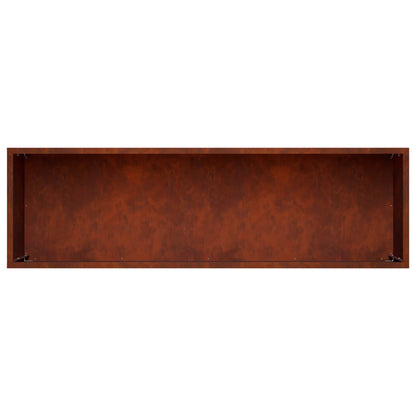 Plantenbak Roestkleurig 100 x 30 x 30 cm weervast staal