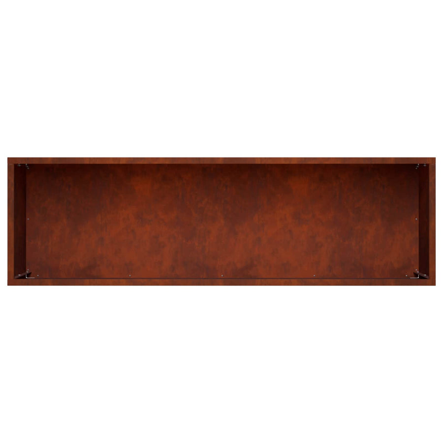 Plantenbak Roestkleurig 100 x 30 x 30 cm weervast staal