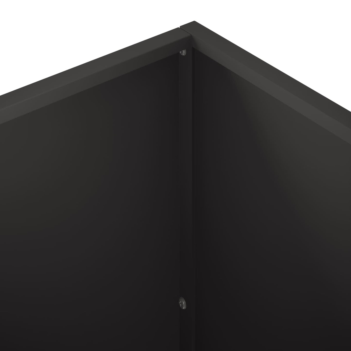Plantenbak Zwart 80 x 40 x 40 cm Koudgewalst staal