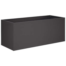 Plantenbak Zwart 80 x 40 x 40 cm Koudgewalst staal