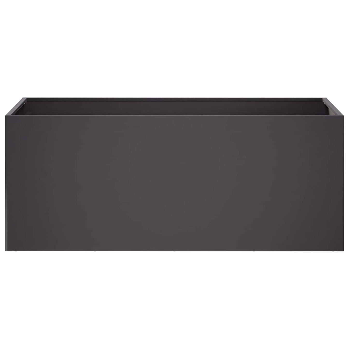 Plantenbak Zwart 80 x 40 x 40 cm Koudgewalst staal